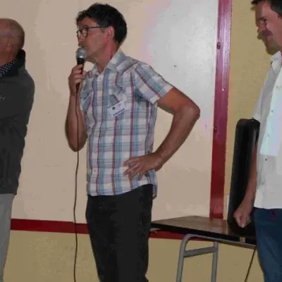 Jacques POINÇOT, Dominique BATTAGLIA et Hervé PIERROT, ancien Directeur